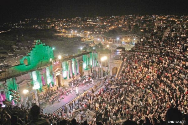 مهرجان جرش في الأردن يوقد شعلته الثالثة والثلاثين