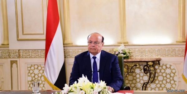 الرئيس #اليمني: المعركة ضد الإنقلابيين شارفت على نهايتها ولا تراجع عن المرجعيات الثلاث