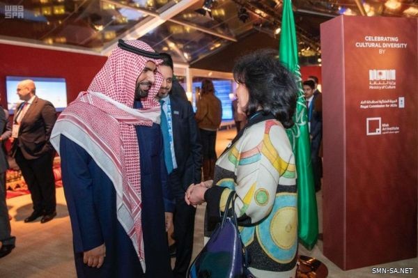 سمو وزير الثقافة يفتتح المعرض الثقافي السعودي في "اليونسكو"