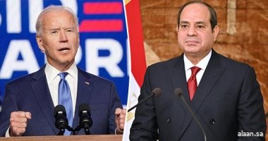 الرئيس المصري  يتلقى اتصالا هاتفيا من نظيره الأمريكي جو بايدن