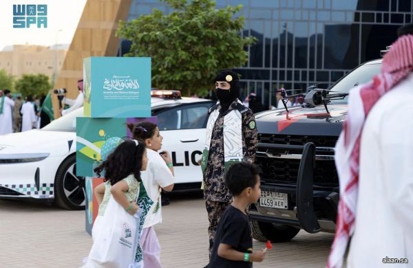أمن المنشآت تشارك في فعالية وزارة الداخلية "عز الوطن3" احتفاءً باليوم الوطني الـ (94) للمملكة