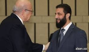 الشرع وميقاتي يؤكدان الحرص على علاقات استراتيجية طويلة الأمد بين لبنان وسوريا