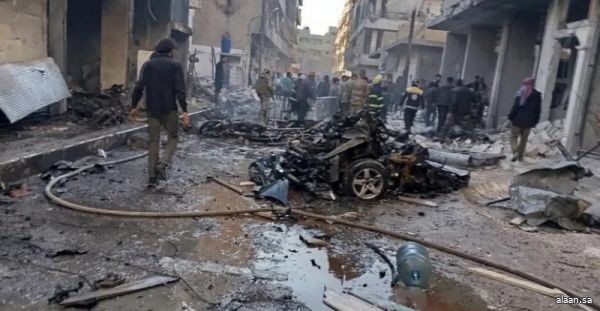 الدفاع المدني السوري  : مجزرة مروّعة راح ضحيتها 14 إمرأة ورجل