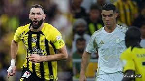 بعدما سجل هدفا رابعا لفريقه ضد الهلال .. بنزيما يُعادل رقم رونالدو في الدوري السعودي