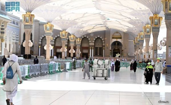 جهود تنظيمية وإرشادية ترافق مرحلة وصول الحجاج إلى المدينة المنورة جهود تنظيمية وإرشادية ترافق مرحلة وصول الحجاج إلى المدينة المنورة