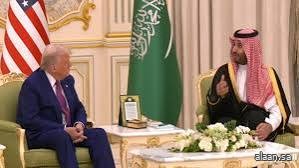 سمو ولي العهد والرئيس الأمريكي يشهدان توقيع اتفاقيات مشتركة سمو ولي العهد والرئيس الأمريكي يشهدان توقيع اتفاقيات مشتركة