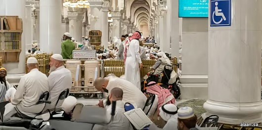 خدمات استثنائية وشاملة للعناية بالأشخاص ذوي الإعاقة في المسجد النبوي