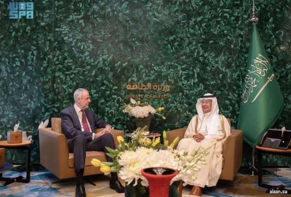 سمو وزير الطاقة يجتمع بالرئيس المعيَّن لمؤتمر الأطراف لاتفاقية الأمم المتحدة الإطارية للتغيَّر المناخي (COP30)
