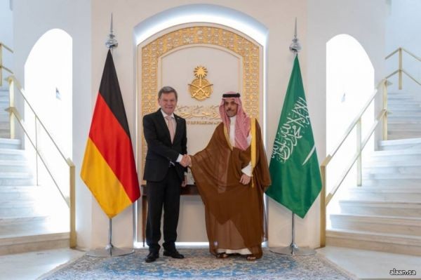سمو وزير الخارجية يستقبل وزير خارجية ألمانيا