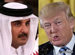 أمير قطر يتلقى اتصالًا هاتفيًا من الرئيس الأمريكي