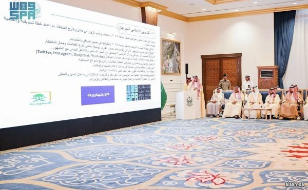 سموُّ الأمير حسام بن سعود يدشّن مهرجان صيف الباحة 2025 تحت شعار "الباحة.. تراث وسياحة" سموُّ الأمير حسام بن سعود يدشّن مهرجان صيف الباحة 2025 تحت شعار "الباحة.. تراث وسياحة"