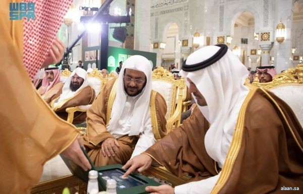 سموُّ نائب أمير مكة المكرمة يدشّن المصحف المرتل لقراء مسابقة الملك عبدالعزيز الدولية في دورتها الـ45