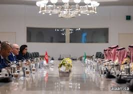 سمو وزير الخارجية يلتقي وزير الخارجية التونسي ويترأسان اجتماع الدورة الرابعة للجنة المتابعة والتشاور السياسي