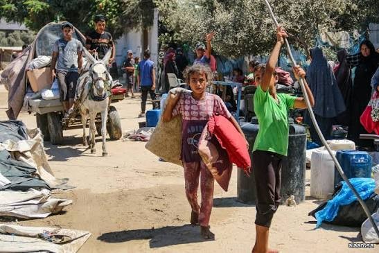 نُزوح تحت النار والظروف القاسية في غزة
