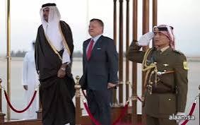 سموُّ أمير قطر يصل إلى الأردن