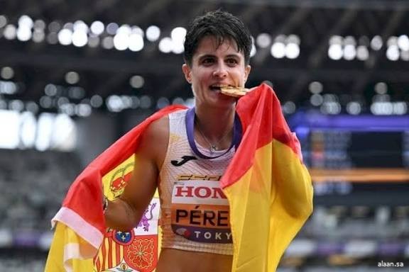 الإسبانية بيريس تجمع ذهبيتي المشي في مونديال طوكيو