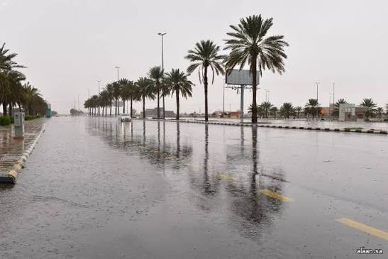 الأرصاد: فرص هطول الأمطار مستمرة على معظم أنحاء المملكة حتى نهاية الأسبوع الجاري