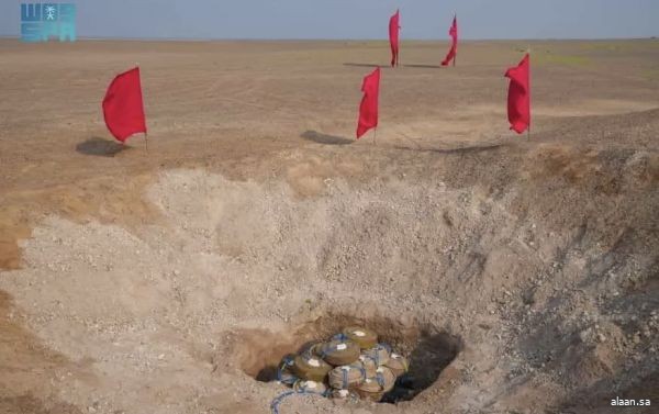 مشروع مركز الملك سلمان للإغاثة "مسام" ينزع (1.319) لغمًا من الأراضي اليمنية خلال أسبوع