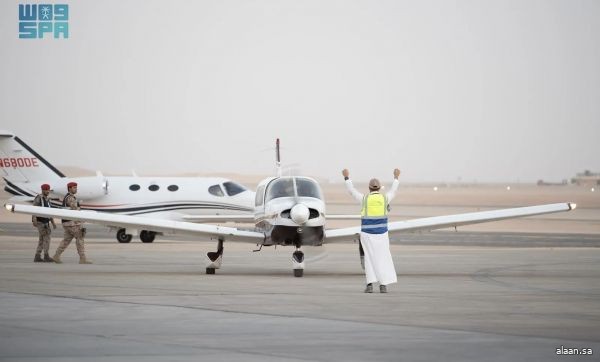 مطار الجوف يشهد هبوط 16 طائرة في فعالية "Fly-in" النوعية