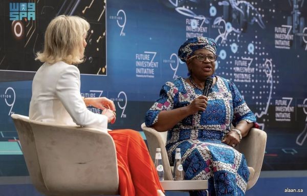 مديرة منظمة التجارة العالمية خلال مشاركتها في مبادرة مستقبل الاستثمار تؤكد قوة التجارة العالمية رغم التحديات مديرة منظمة التجارة العالمية خلال مشاركتها في مبادرة مستقبل الاستثمار تؤكد قوة التجارة العالمية رغم التحديات