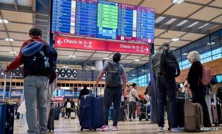 وقف الحركة الجوية في مطار هيوستن الدولي