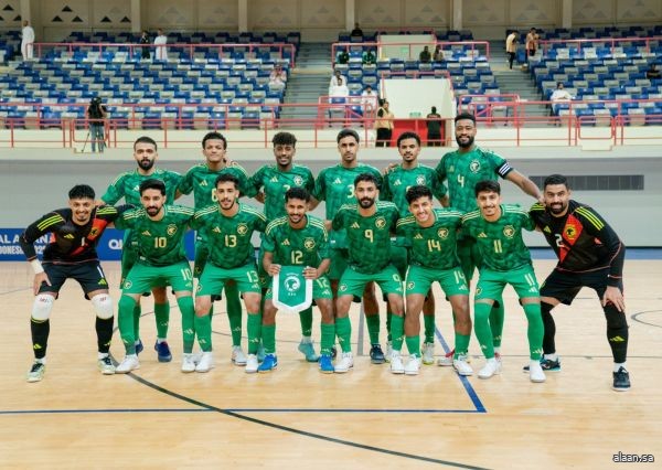 أخضر الصالات في المجموعة الرابعة إلى جانب إيران وماليزيا وأفغانستان