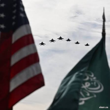 مراسم استقبال سمو ولي العهد في أمريكا