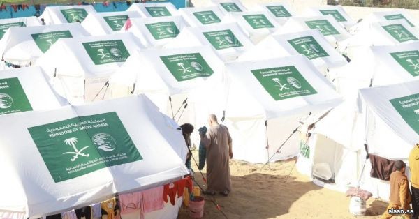 مركز الملك سلمان للإغاثة يُقيم مخيمًا جديدًا لإيواء الأسر التي فقدت مُعيلها في قطاع غزة