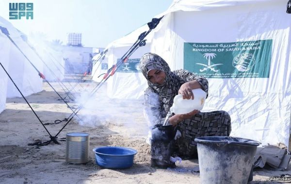الأسر النازحة في قطاع غزة تشكر المملكة على إنشاء مخيم آمن يعيد الطمأنينة لها ولأطفالها