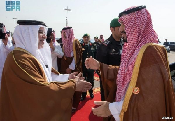 سمو ولي العهد يصل إلى مملكة البحرين لترؤس وفد المملكة المشارك في الدورة الـ(46) للمجلس الأعلى لمجلس التعاون ورئاسة الجانب السعودي في الاجتماع الرابع لمجلس التنسيق السعودي - البحريني