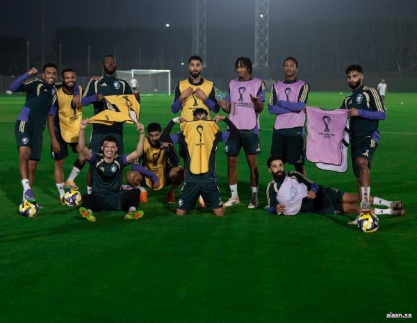 المنتخب السعودي يختتم استعداده لمواجهة جزر القمر ضمن كأس العرب