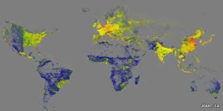 أول خريطة ثلاثية الأبعاد لكل مباني العالم