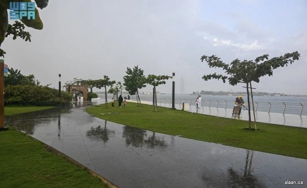 أمطار على محافظة جدة