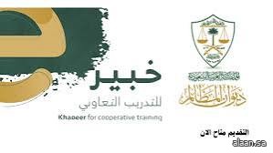 ديوان المظالم يعلن فتح التقديم على التدريب التعاوني لطلبة الجامعات عبر منصة خبير الرقمية