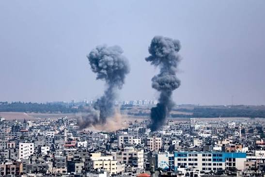 سلسلة غارات جوية إسرائيلية على مناطق متفرقة في قطاع غزة