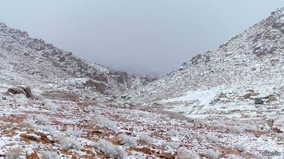 طريف ورفحاء تسجلان أقل درجة حرارة بالمملكة