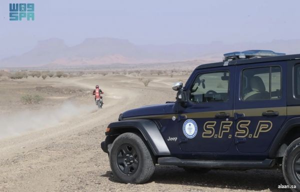 القوات الخاصة للأمن والحماية تنفذ مهامها في سباق "رالي داكار 2026"