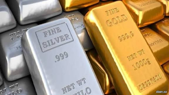 انخفاض أسعار الذهب والفضة