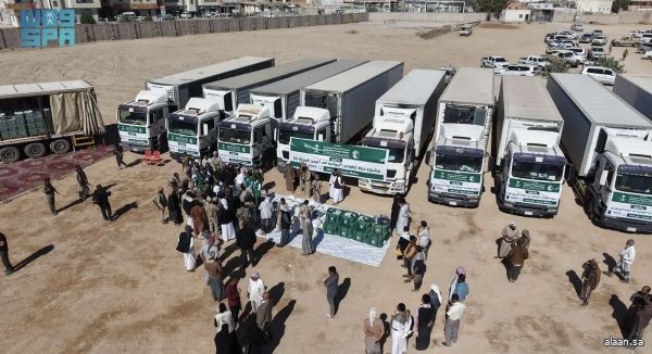 تدشين قافلة إغاثية مقدمة من مركز الملك سلمان للإغاثة إلى مديريات وادي وصحراء حضرموت