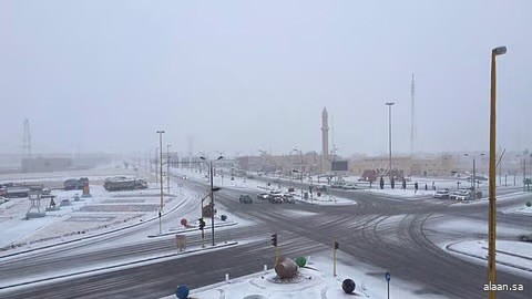 بـ3 درجات تحت الصفر.. محافظة طريف تسجل أقل درجة حرارة بالمملكة