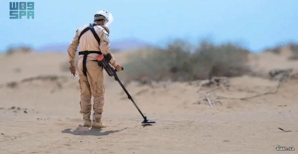 مشروع مركز الملك سلمان للإغاثة "مسام" ينزع (2,108) ألغام من الأراضي اليمنية خلال أسبوع