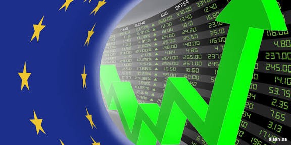 ارتفاع الأسهم الأوروبية إلى مستوى قياسي