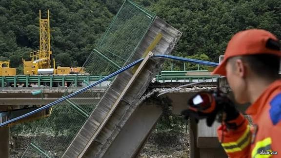 انهيار جسر في شرق الصين ومقتل خمسة أشخاص