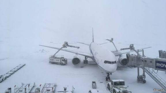 كوريا الجنوبية .. إلغاء 163 رحلة بسبب الثلوج الكثيفة
