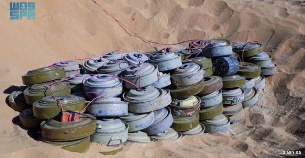 مشروع مركز الملك سلمان للإغاثة "مسام" ينزع (2,676) لغمًا من الأراضي اليمنية خلال أسبوع