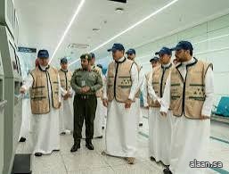 الجاسر يقف على اكتمال حركة مناقلة الصالات في مطار الملك خالد الدولي ويتفقد انسيابية حركة السفر خلال شهر رمضان
