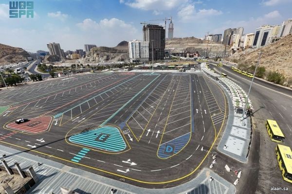 الهيئة الملكية لمدينة مكة المكرمة والمشاعر المقدسة تنفذ مشروع تطوير مواقف كدي