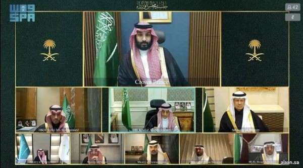 برئاسة سمو ولي العهد  .. مجلس الوزراء يعقد جلسته عبر الاتصال المرئي