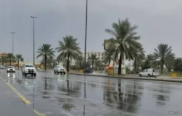 طقس اليوم .. أمطار رعدية ورياحٌ نشطة على أجزاء من مناطق المملكة