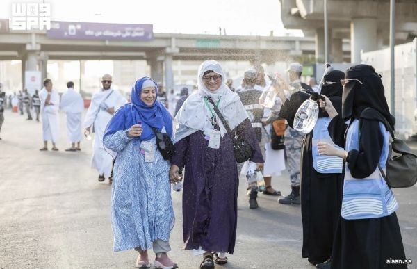 متطوعو حرس الحدود يشاركون في خدمة ضيوف الرحمن بالمشاعر المقدسة